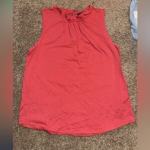 Ann Taylor Vibrant Orange/RedTank Top